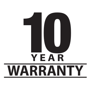 10 Year Warranty